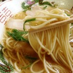 中華そば 陽気 - 麺はこんな感じ