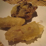 ワインと天婦羅 あら木 - 天ぷら（きのこ）