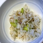 乃の風リゾート - しらすとそら豆のご飯