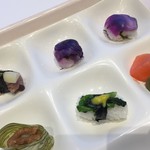 乃の風リゾート - 野菜寿司＆漬物