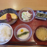 盛岡月が丘食堂 - 朝食セット（３５０円）