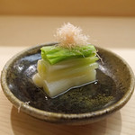 日本橋蛎殻町 すぎた - ウルイのおひたし