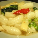 ロン ファン - イカの塩味炒め