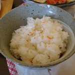 ビーンズ - 「豆腐のラザニアセット」 鮭ご飯