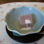 ビーンズ - 「豆腐のラザニアセット」　紫芋アイス