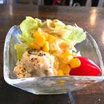 男の台所 家 - サラダ＊小鉢だけど手抜き無し