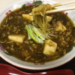 Ishokuya - クロレラ麻婆醤油ラーメン