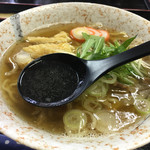 味処志水 - 甘いスープ。一般で言うラーメン、中華そばとはそもそものベクトルが違います。