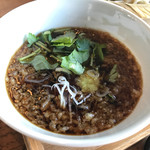 そば舎 あお - つけ汁完成