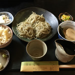 蕎麦　宮川 - 季節限定  竹の子セット(もりそば大盛り)