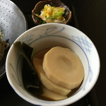 蕎麦　宮川 - 竹の子煮物