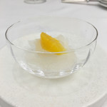 Grand rocher - 口直しはシャンパンのグラニテでした