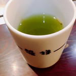 磐梯 - 〆は暖かいお茶