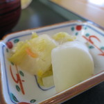 Ariso - 白たくあんと白菜の浅漬けアップ