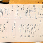 蕎房 猪口屋 - ドリンクメニュー