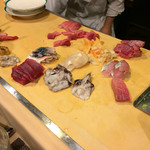 うを徳 - 握り準備