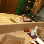 うを徳 - 花山椒鍋の準備