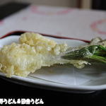 田舎うどん てつ - ラッキョの天ぷら