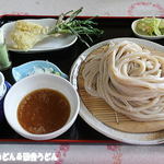 田舎うどん てつ - テッピ―+ラッキョの天ぷら