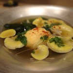 SUGALABO - 13.縞海老・タモギ茸・ヒロメ