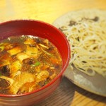 紬山荘 - 鴨と葱のつけそば   絶品！！