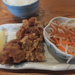 拉麺ひらり - 唐揚定食です☆　2017-0426訪問