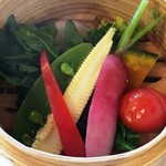 エンガワ カフェ&スペース - ハヤシライスの温野菜