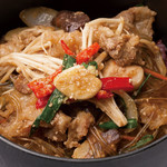 Beef tendon or bulgogi vermicelli stir-fried bowl