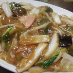中国料理 御舟 - 什綿炒麺(あんかけ焼きそば)