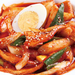 Korean street food tteokbokki