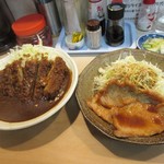 ふくよし - 生姜焼き＆カツカレー