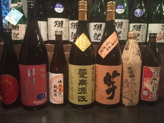 海鮮長州 - こだわりの焼酎も種類豊富