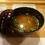 すし処 睦月 - 2017.04 赤出汁