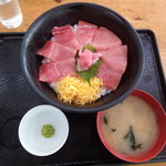 小川港魚河岸食堂 - まぐろ中トロ丼