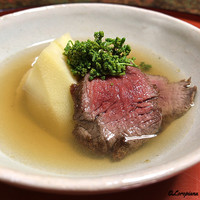 日本料理 新茶家 - 短角牛に塚原の筍と花山椒
