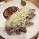 低温調理れバ刺し　絶品！