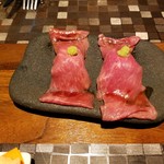 A4-5 BEEF BAR - 赤身肉のカルパッチョ寿司