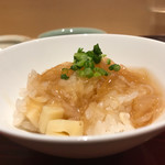 銀座 しのはら - 筍御飯にかけて