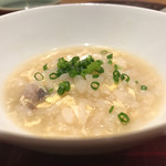 銀座 しのはら - 熊と猪の鍋のスープで雑炊