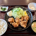 山田サービスエリア(下り線)レストラン　グリーンキッチン - チキン南蛮定食 840円
