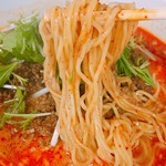 京橋ササラ - 麺のアップです。（2017.4 byジプシーくん）