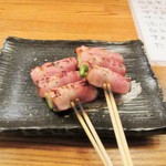 高岡大衆酒場 - アスパラベーコン。