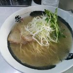 らーめん然屋 - ランチセット･塩ラーメン750円+半ちゃん炒飯150円=900円 2016H年1月