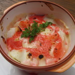 長芋・明太子グラタン