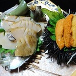 Ryori Ryokan Kanetomo - アワビ&ウニ