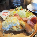 Hawaiian Relax Cafe Lino Malie - ふわっふわ♡スフレパンケーキ(モーニング)