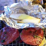 Shichirin Yakiniku An An - エリンギバター、牛タン