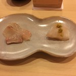 Sushi Atago - 松川カレイとホウボウ