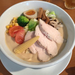 K’S　Garden - 《冷しポタージュラーメン》900円
2017/5/1