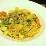 カフェやさしいちから。 - ペペロンチーノの夜カフェセット